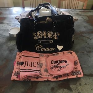 Juicy Couture Diaper bag in great condition!